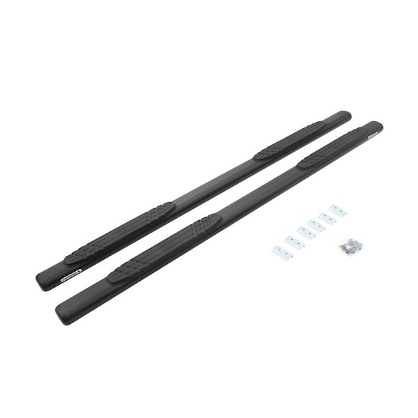 Go Rhino UNIVERSAL 4IN - 87IN LONG - BLACK SIDE BARS OE XTREME SIDESTEPS TEXTUR 640087T - main